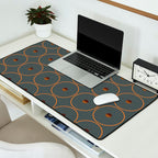 catch II anthracite and ocher Desk Mat Gallery Image 2