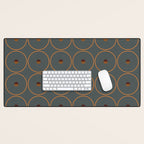 catch II anthracite and ocher Desk Mat Gallery Image 1