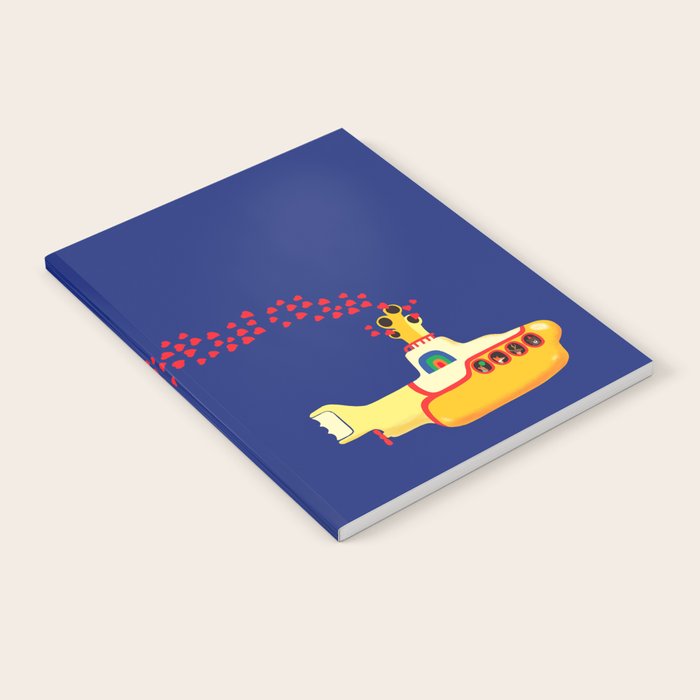 Yellow Submarine Bubbling Love Notebook Gallery Image 2