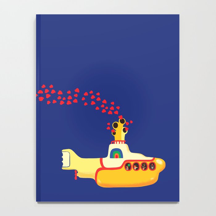 Yellow Submarine Bubbling Love Notebook Gallery Image 4