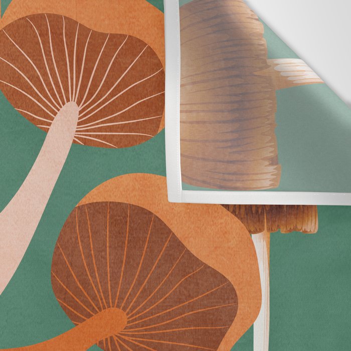 Mushrooms 4 Wall Tapestry Gallery Image 3