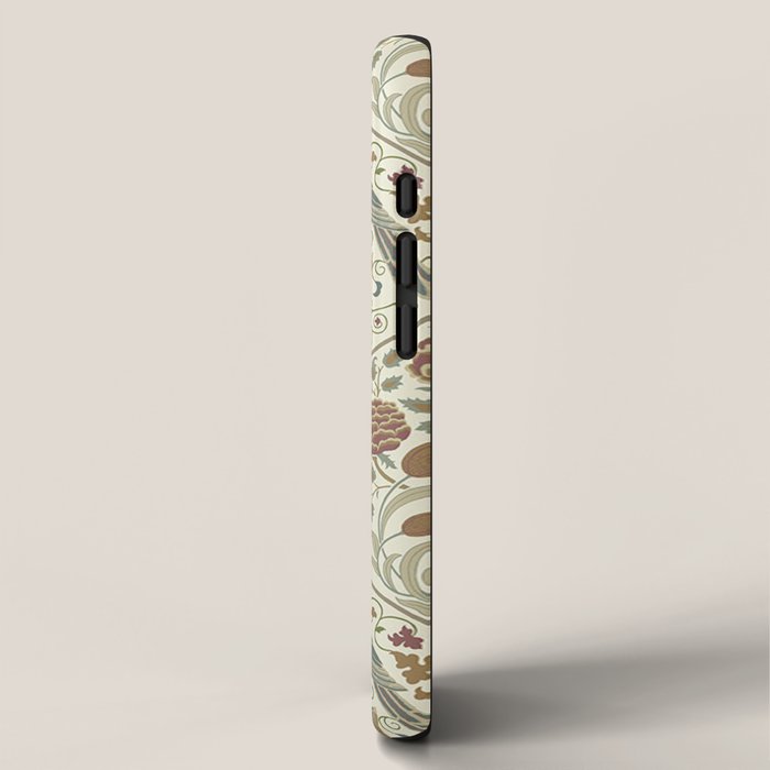 William Morris Seasons By May Birds Linen iPhone Case Gallery Image 2