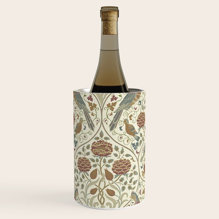 William Morris Seasons By May Birds Linen Wine Chiller Gallery Image 2