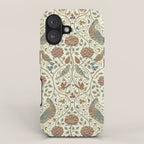 William Morris Seasons By May Birds Linen iPhone Case Gallery Image 1