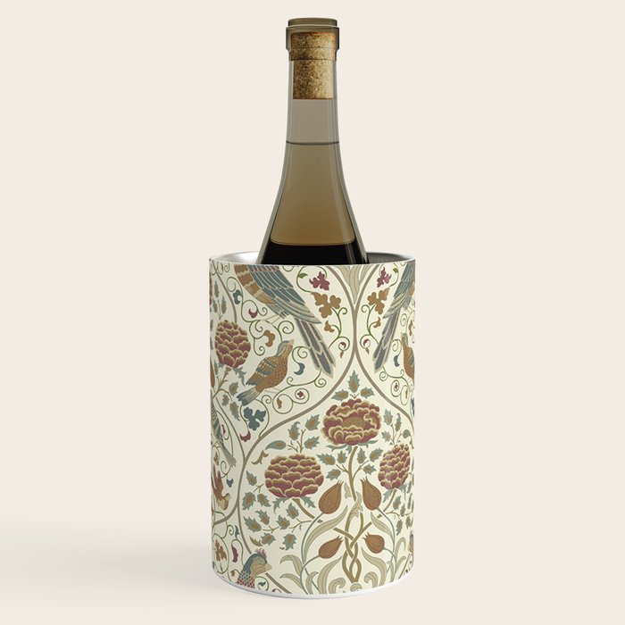 William Morris Seasons By May Birds Linen Wine Chiller Gallery Image 3