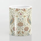 William Morris Seasons By May Birds Linen Coffee Mug Gallery Image 4