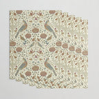 William Morris Seasons By May Birds Linen Wrapping Paper Gallery Image 3