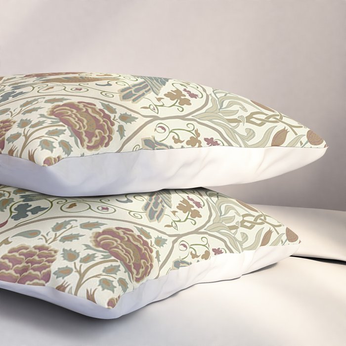 William Morris Seasons By May Birds Linen Pillow Sham Gallery Image 3
