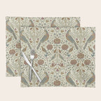 William Morris Seasons By May Birds Linen Placemat Gallery Image 1