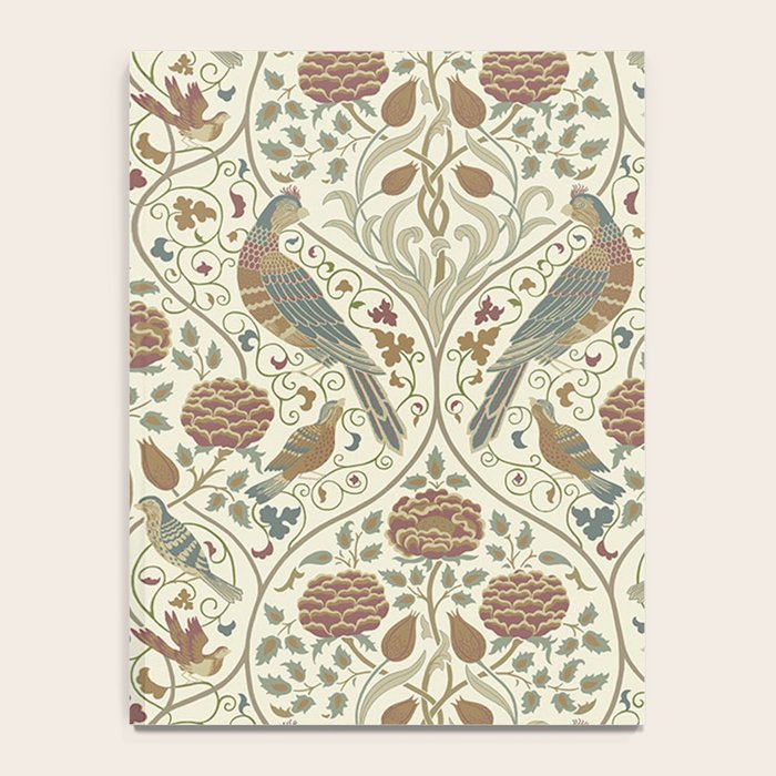 William Morris Seasons By May Birds Linen Notebook Gallery Image 4