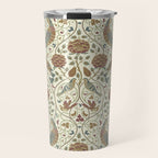 William Morris Seasons By May Birds Linen Travel Mug Gallery Image 1