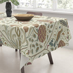William Morris Seasons By May Birds Linen Tablecloth Gallery Image 3