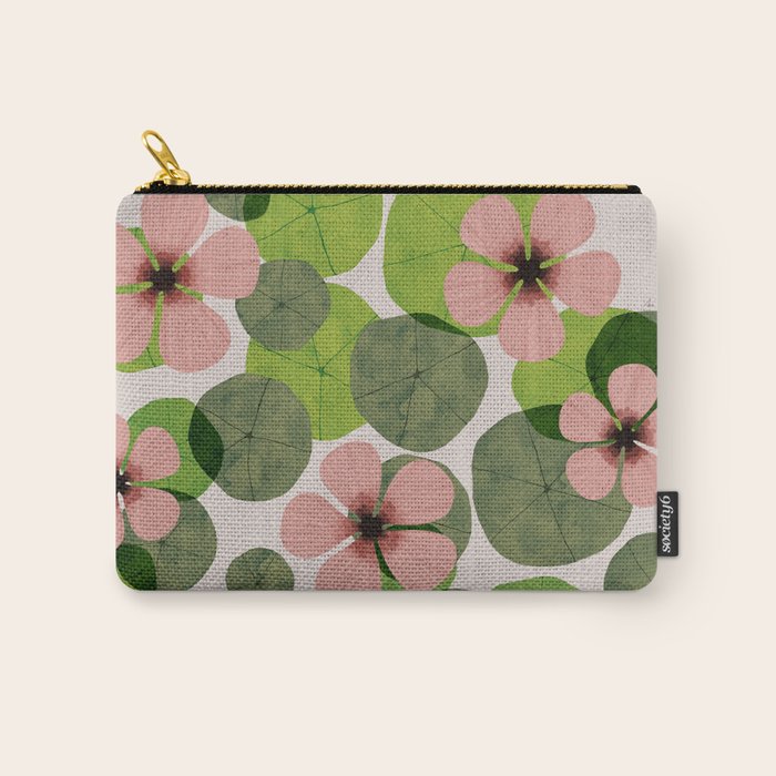 Green water lilies Carry All Pouch Gallery Image 1