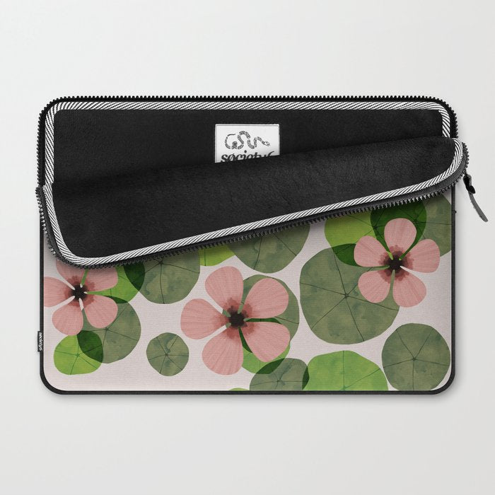 Green water lilies Laptop Sleeve Gallery Image 2