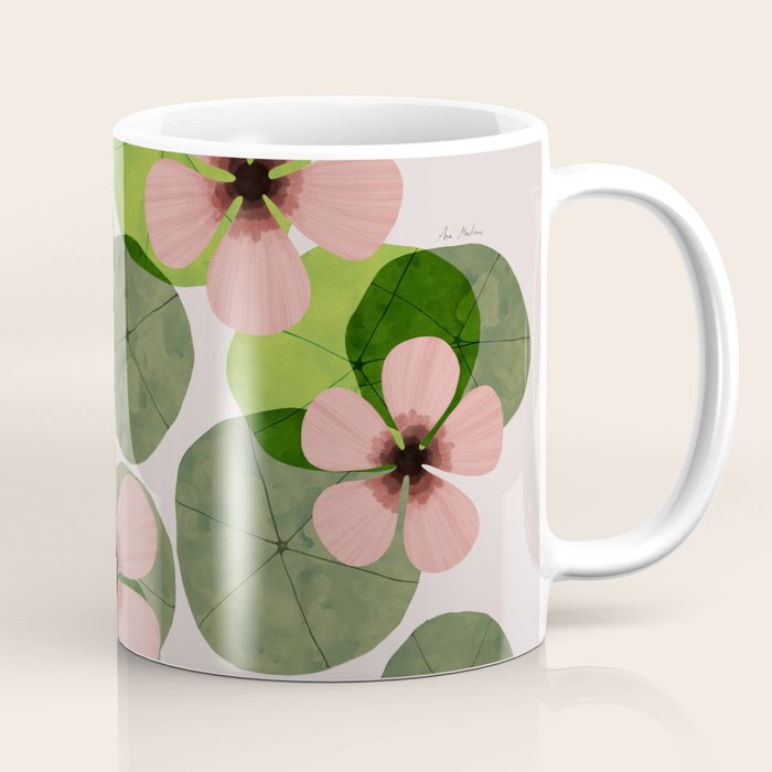 Green water lilies Coffee Mug Gallery Image 1