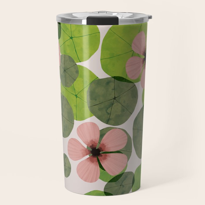 Green water lilies Travel Mug Gallery Image 1