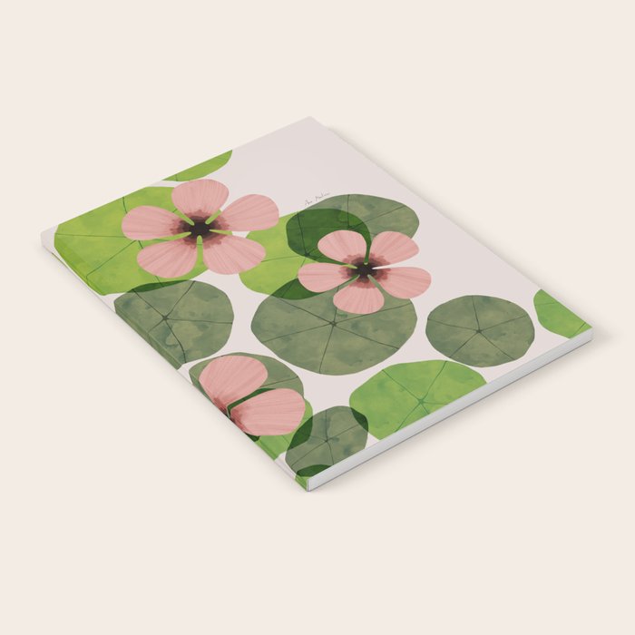 Green water lilies Notebook