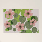 Green water lilies Welcome Mat Gallery Image 1