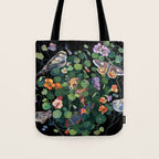Nasturtium Fox Garden Tote Bag Gallery Image 1
