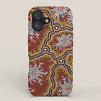 Aboriginal Art Authentic â Mountains iPhone Case Gallery Image 1