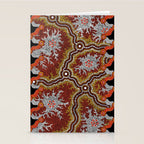Aboriginal Art Authentic â Mountains Stationery Card Gallery Image 2
