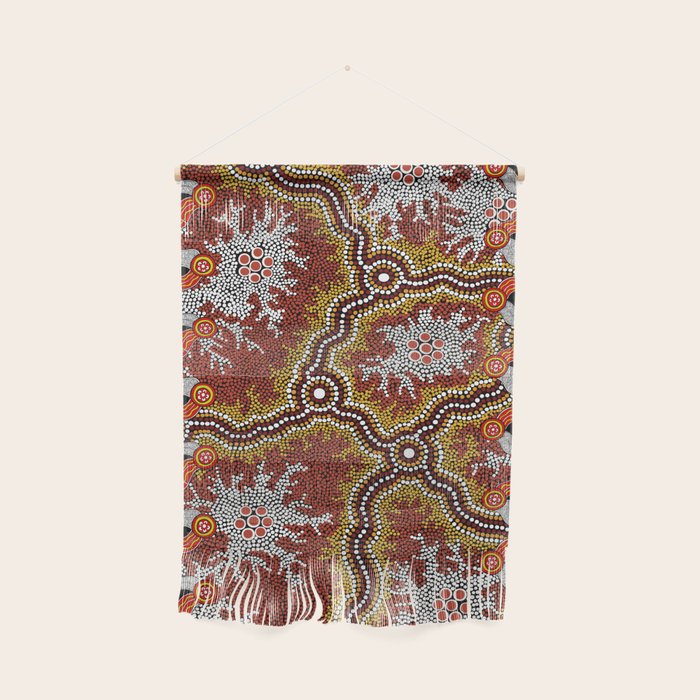 Aboriginal Art Authentic â Mountains Wall Hanging Gallery Image 1