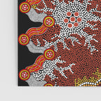 Aboriginal Art Authentic â Mountains Poster Gallery Image 3