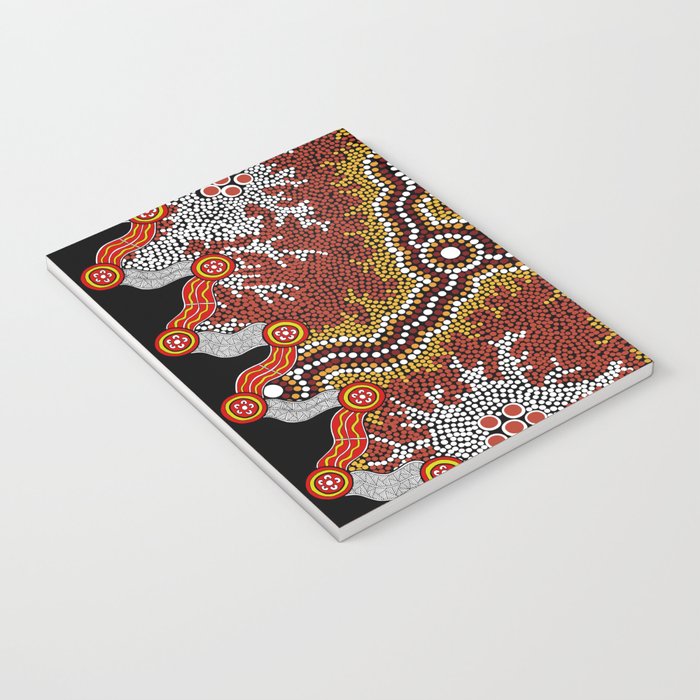 Aboriginal Art Authentic â Mountains Notebook Gallery Image 3