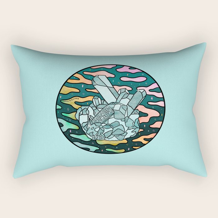 Aquarius Crystal Rectangular Pillow Gallery Image 2