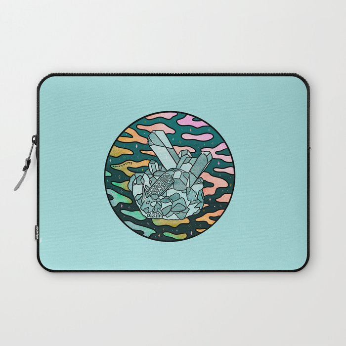Aquarius Crystal Laptop Sleeve Gallery Image 1