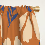 Winter Flower Pattern Window Curtain Gallery Image 2