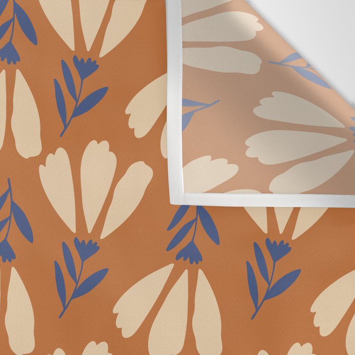 Winter Flower Pattern Wall Tapestry Gallery Image 3
