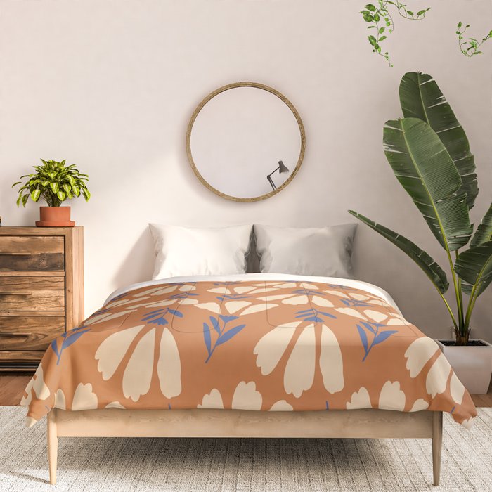 Winter Flower Pattern Comforter Gallery Image 3