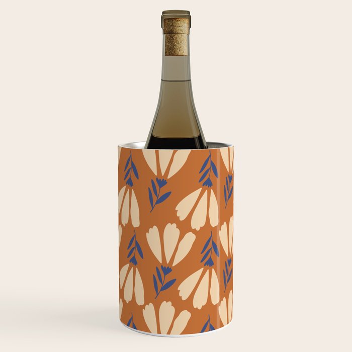 Winter Flower Pattern Wine Chiller Gallery Image 1