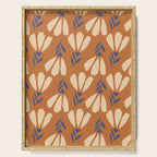 Winter Flower Pattern Serving Tray Gallery Image 1