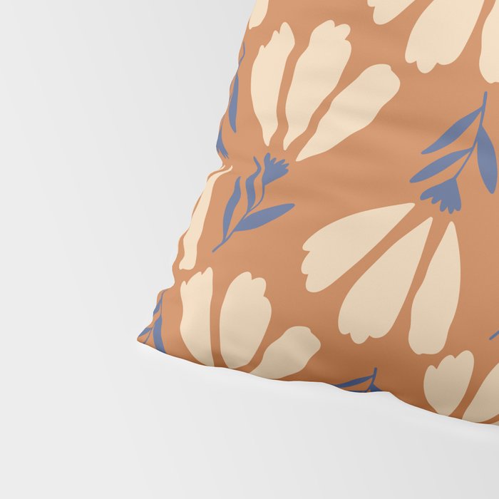 Winter Flower Pattern Pillow Sham Gallery Image 4
