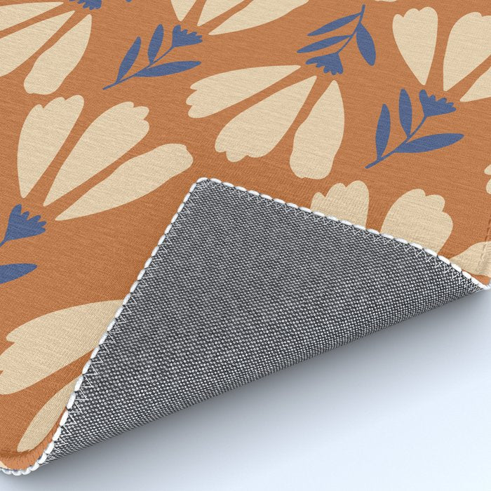 Winter Flower Pattern Rug Gallery Image 4