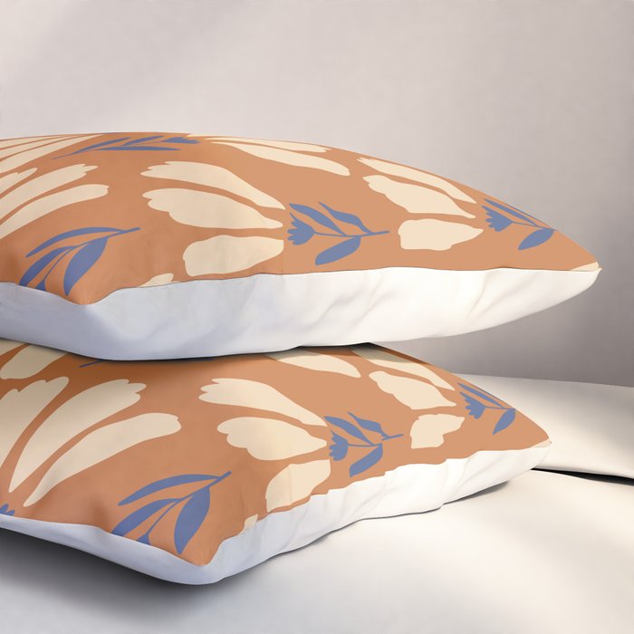 Winter Flower Pattern Pillow Sham Gallery Image 3