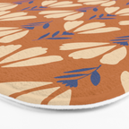 Winter Flower Pattern Bath Mat Gallery Image 3