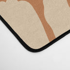 Winter Flower Pattern Desk Mat Gallery Image 4