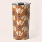 Winter Flower Pattern Travel Mug Gallery Image 1