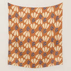 Winter Flower Pattern Wall Tapestry Gallery Image 4