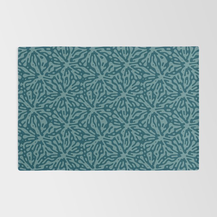 Organic Matter in Dark Teal Rug Gallery Image 2