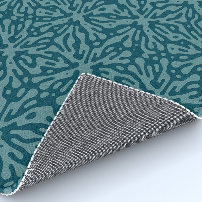 Organic Matter in Dark Teal Rug Gallery Image 4
