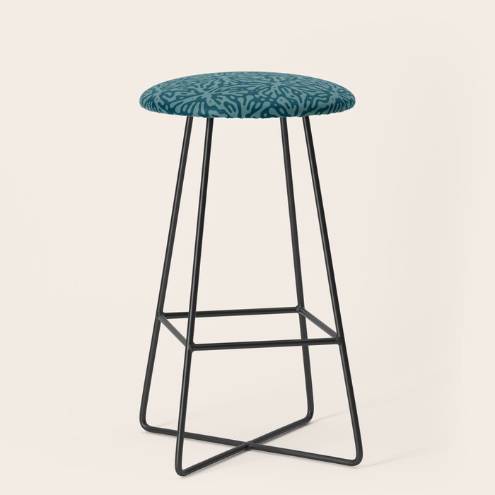 Organic Matter in Dark Teal Stool Gallery Image 1