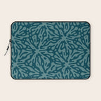 Organic Matter in Dark Teal Laptop Sleeve Gallery Image 1
