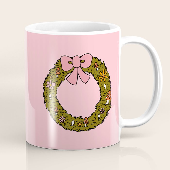 Mushroom Wreath Coffee Mug Gallery Image 1