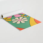 Groovy Floral Daydream Colorful Retro 60s 70s Flowers Yoga Mat Gallery Image 2