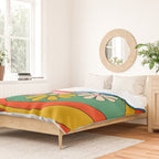 Groovy Floral Daydream Colorful Retro 60s 70s Flowers Duvet Cover Gallery Image 2