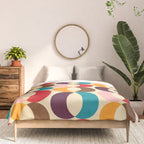 Mid Century Modern Circles Comforter Gallery Image 3